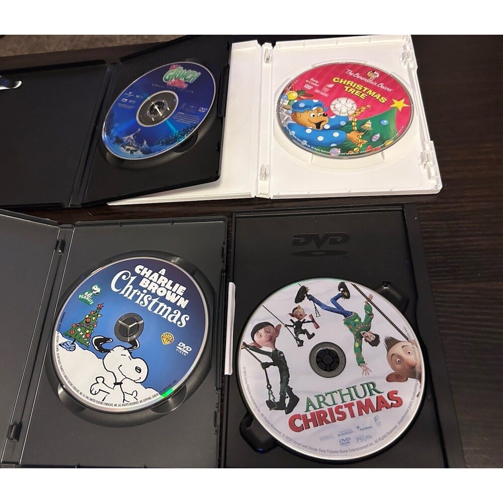 Christmas DVD Lot Grinch Charlie Brown Rankin Bass Arthur Berenstain Bears Movie - Picture 8 of 8